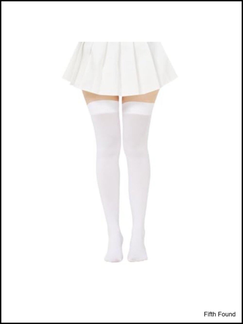 120 Denier Opaque Knee High Stockings Non-Slip Nylon Spandex Tights